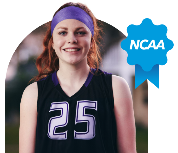 Girl with 25 game shirt